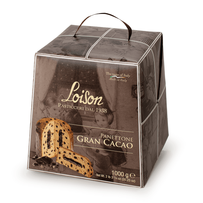 Loison Panettone Gran Cacao, Chocolate Filling, 35.25 oz | 1 kg