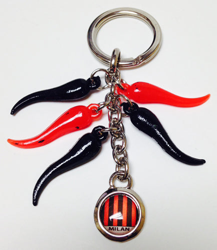 AC Milan Keychain — Piccolo's Gastronomia Italiana