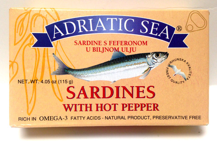 Adriatic Sea Sardine with Hot Pepper, 115g