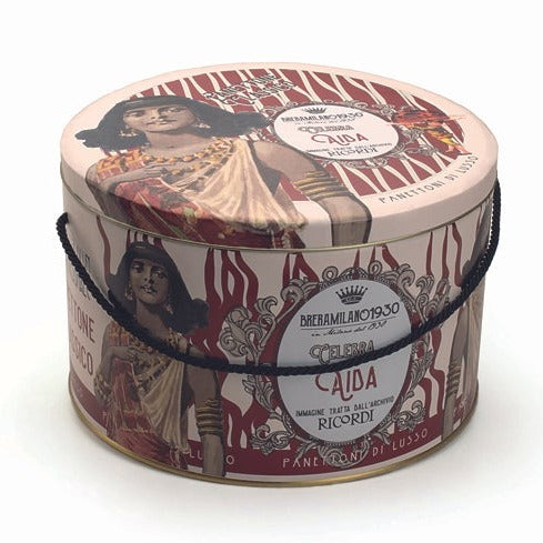 Breramilano Panettone Classic, Aida Ricordi Tin, 35.2 oz - 1 kg