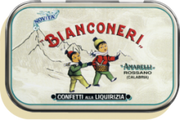 Liquirizia Amarelli Bianconeri Confettini 40 g Tin