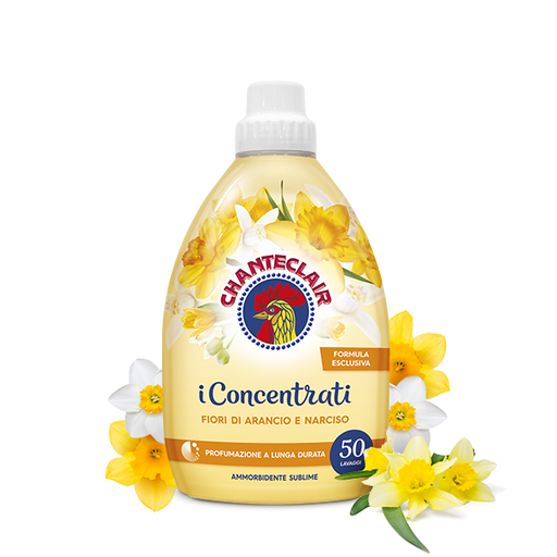 Chanteclair Concentrated Softener, Orange and Narcissus Flowers, 50 Load, 33.8 oz | 1000ml