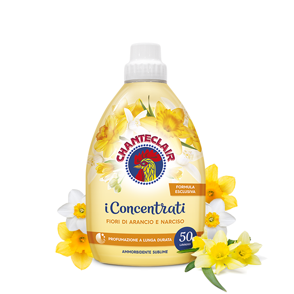 Chanteclair Concentrated Softener, Orange and Narcissus Flowers, 50 Load, 33.8 oz | 1000ml
