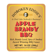 Hoboken Eddie's Apple Brandy BBQ, 14 oz