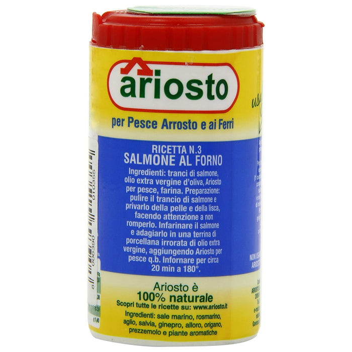Ariosto Seasoning for Roast and Grilled Seafood Rub, 2.82 oz | 80g