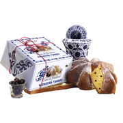 Borsari Cuor di Pandoro With Amarena Fabbri Cherries, 26.45 oz | 750g