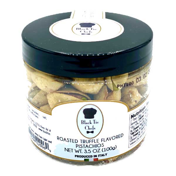 Black Tie Chefs Truffle Flavored Roast Pistachios, 3.5 oz | 100g