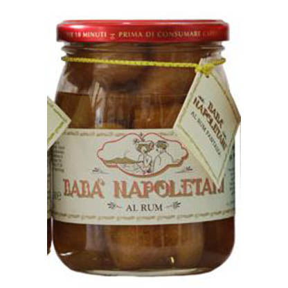 Baba Napoletani Al Rum, 17.64 oz - 500g Jar