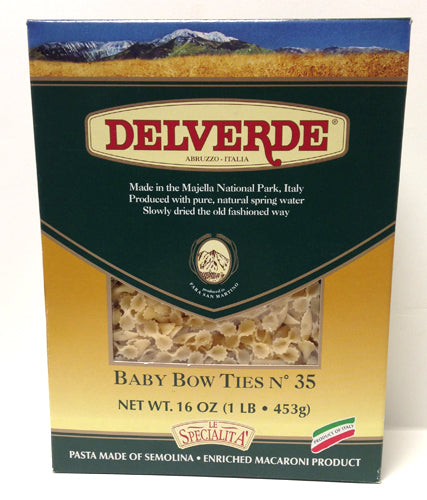 Delverde #35 Baby Bow Ties, 1 LB