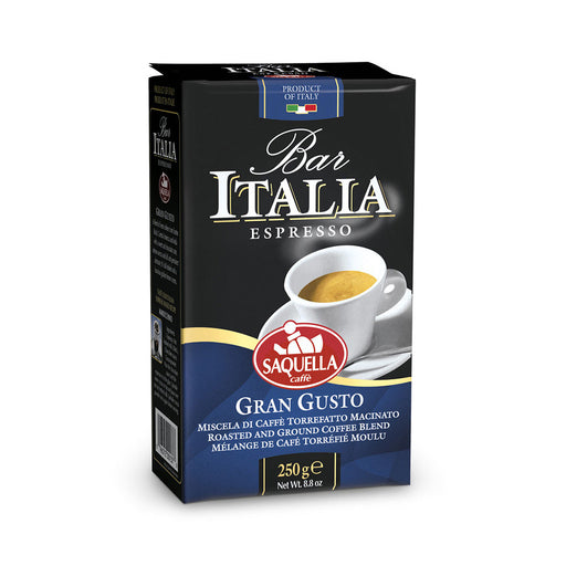 Saquella Caffe Bar Italia Gran Gusto Brick, 8.8 oz | 250g