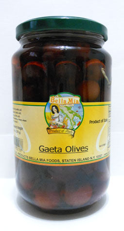 Bella Mia Gaeta Olives 13 oz (Drained Weight)