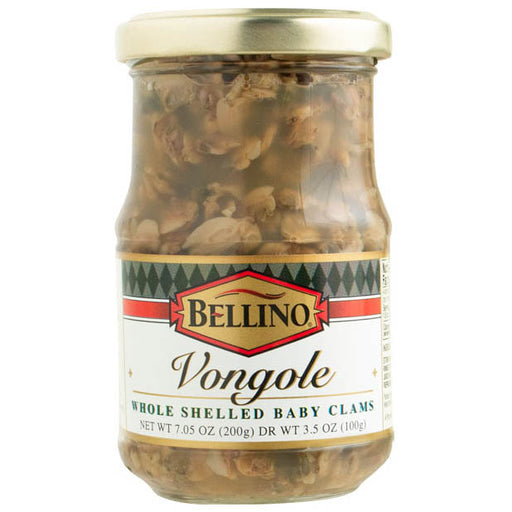 Bellino Vongole, Whole Shelled Baby Clams, 7.5 oz.