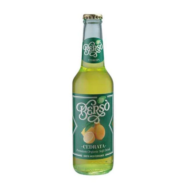 Berso Organic Cedrata, Citron, Soft Drink, Made in Italy, 9.3 fl oz | 275 mL
