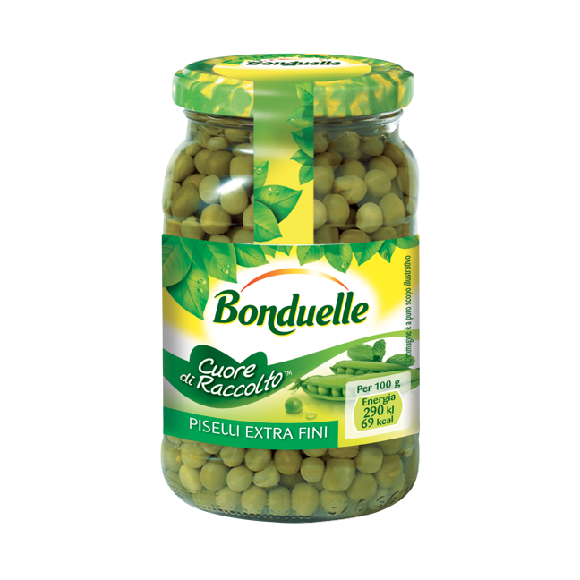Bonduelle Peas, Piselli Extra Fini, 11.6 oz | 330g