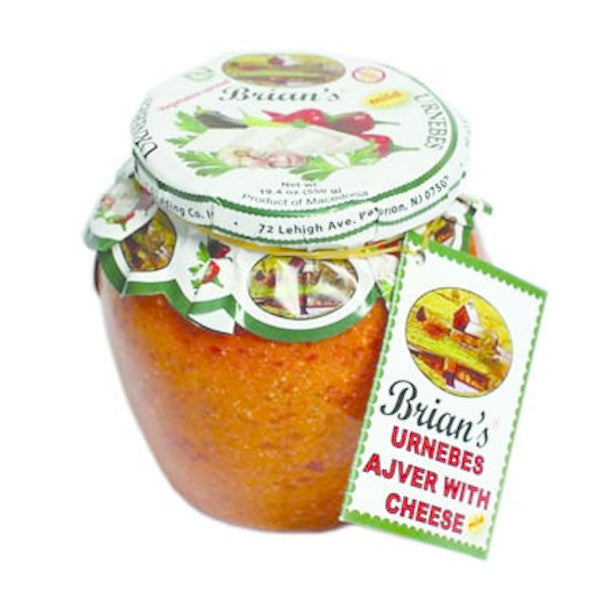 Brian's Urbnebes Ajver with Cheese, Hot, 19.4 oz | 550g