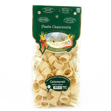 Tarall'oro Organic Calamarata Bronze Cut Pasta, 1.1 lb | 500g