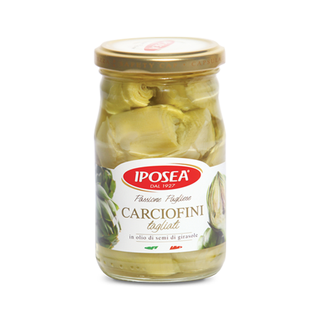 Iposea Quartered Artichokes in oil, 10.23 oz | 290g