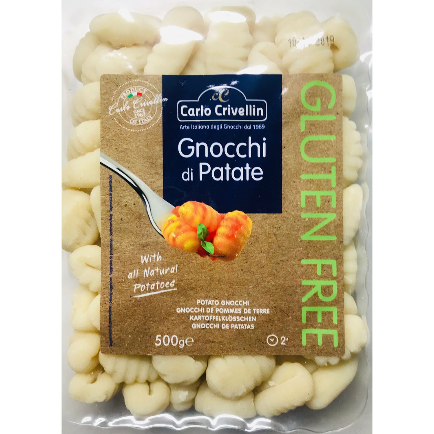 Carlo Crivellin Gluten Free Potato Gnocchi, 17.6 oz 500 g — Piccolo's