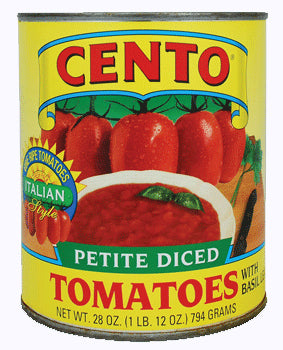 Cento Petite Diced Tomatoes, 15 oz — Piccolo's Gastronomia Italiana