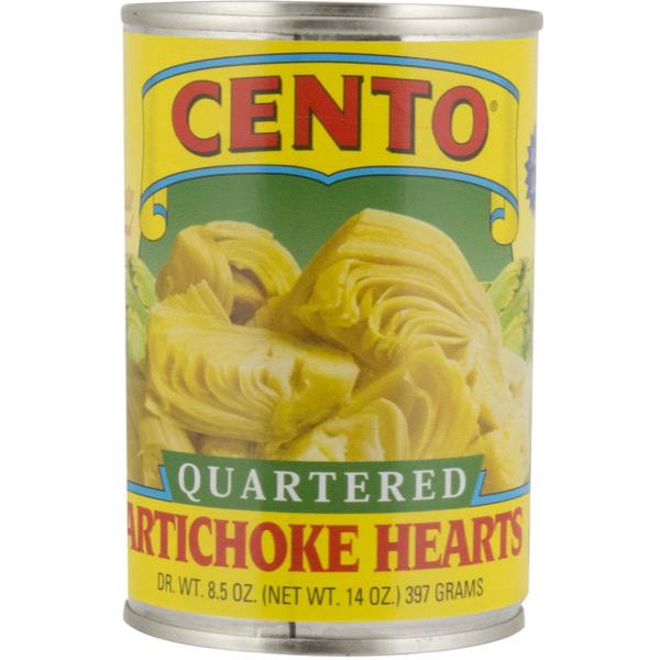 Cento Quartered Artichoke Hearts, 14 oz