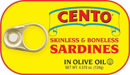 Cento Skinless & Boneless Sardines 4.375 oz. (124g)