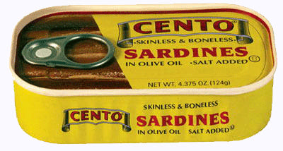 Cento Skinless & Boneless Sardines 4.375 oz. (124g)