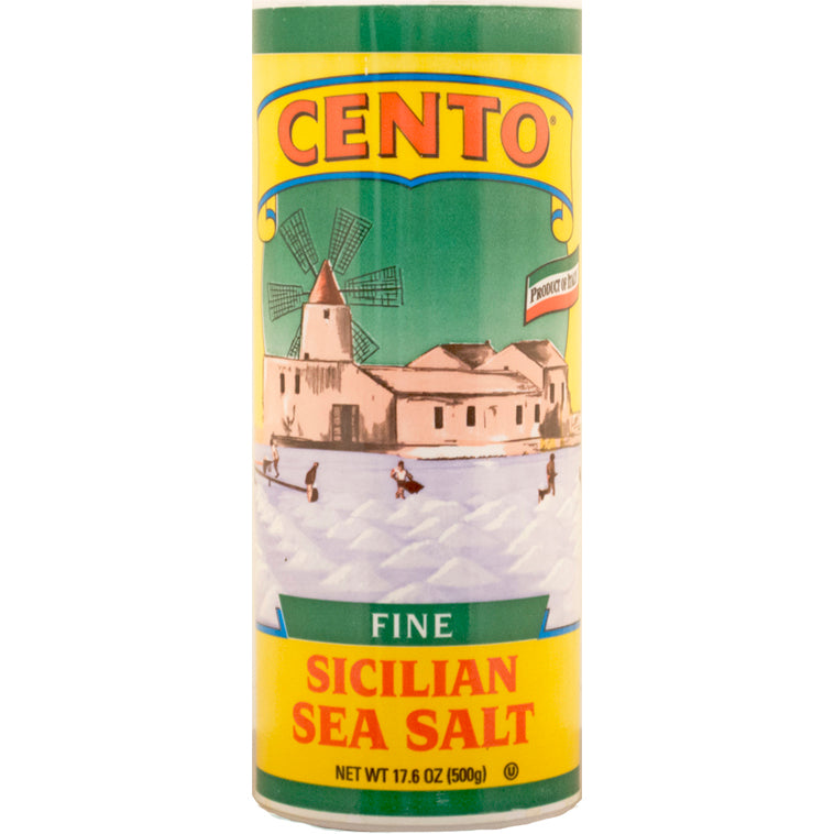 Cento Fine Sea Salt From Sicilian, 17.6 oz | 500g