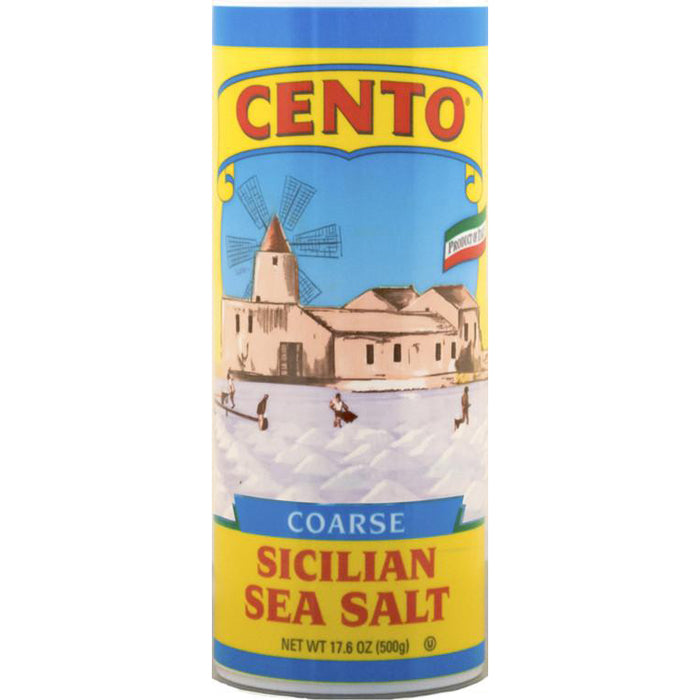 Cento Coarse Sea Salt From Sicilian, 17.6 oz | 500g