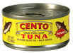 Cento Solid Pack Light Tuna in Pure Olive Oil Salt Added 3oz