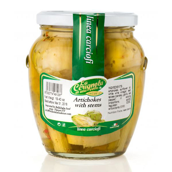 La Cerignola di una volta - Artichokes with Stems, 19.40 oz | 580ml
