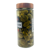 Cinquina Capers with Stem in Vinegar, Caper Fruit, 11.3 oz | 320g