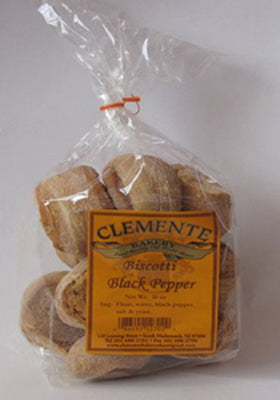 Clemente Biscotti Black Pepper, 10 oz