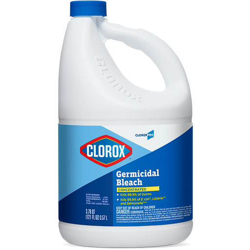 Clorox Germicidal Bleach Concentrated, 121 oz
