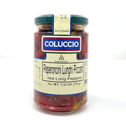 Coluccio Hot Long Chili Peppers, 9.52 oz | 270g