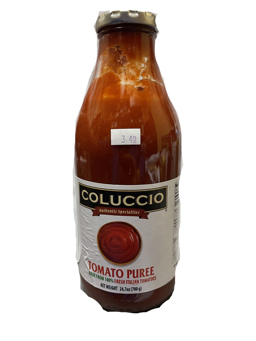 Coluccio Tomato Puree, Made from 100% Fresh Italian Tomatoes, 24.7 oz | 700g