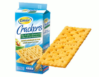 Colussi Crackers, Olive Oil and Rosemary, 250g