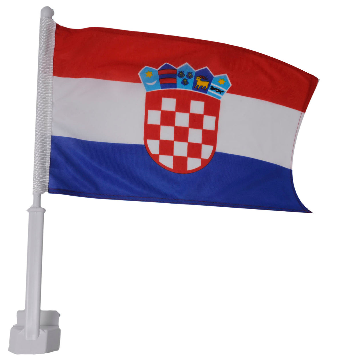 Croatia Car Window Flag — Piccolo's Gastronomia Italiana