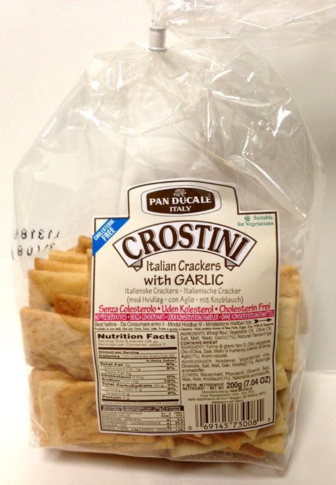Crostini Italian Crackers with Garlic, 200g