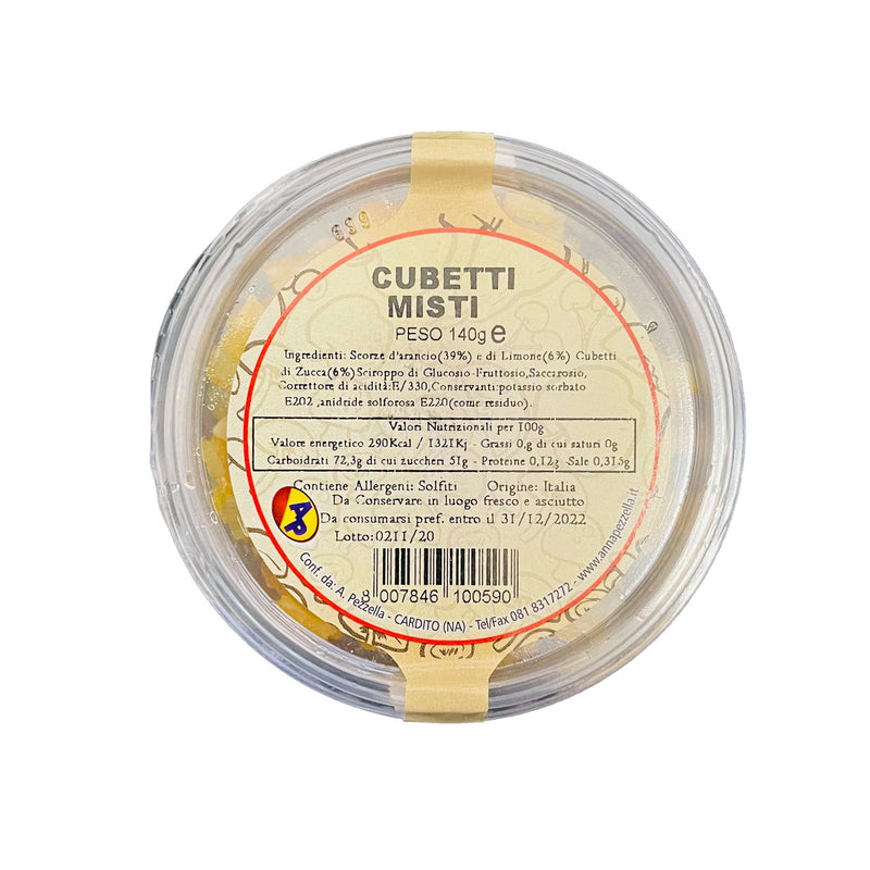 Anna Pezzella Candied Fruit Mix, Cubed For Pastiera Napoletana, Wheat Pie, 4.9 oz | 140g