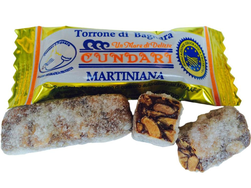 Cundari Hard Nougat with Almonds, Martiniana IGP, 7.1 oz | 200g