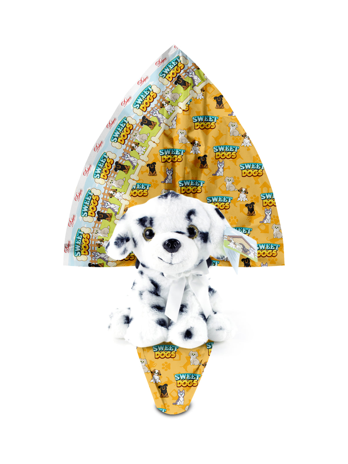 Dolgam Sweet Dogs, Milk Chocolate Egg, Made in Italy, DOGS300, 10 oz