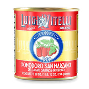 Luigi Vitelli D.O.P. Certified San Marzano Italian Plum Tomatoes, 1 lb 12 oz. | 28 oz Can