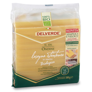 Delverde #106  Instant Semolina Lasagna Ondine
