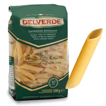 Delverde #32 Penne Rigate, 1 LB
