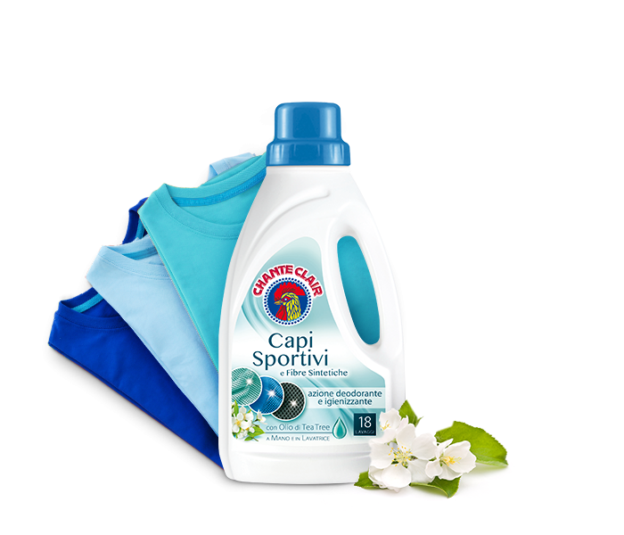 Chanteclair Detergent for Sportswear and Synthetic Fibers, Capi & Sportivi, 30.4 oz | 900 ml