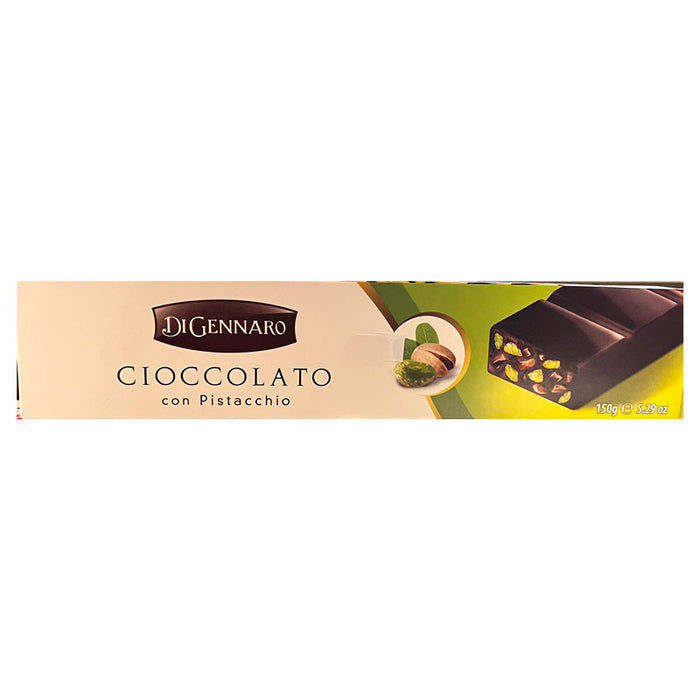 DiGennaro Dark Chocolate with Hazelnuts, Pistachios and Almonds, 5.29 oz | 150g