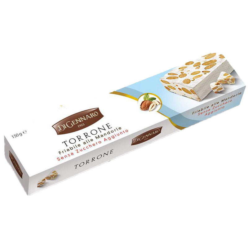 DiGennaro Torrone Almonds Hard No Sugar Added, 150g