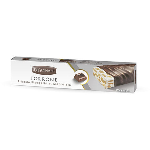 DiGennaro Hard Nougat Almonds Covered with Chocolate, 5.29 oz | 150g