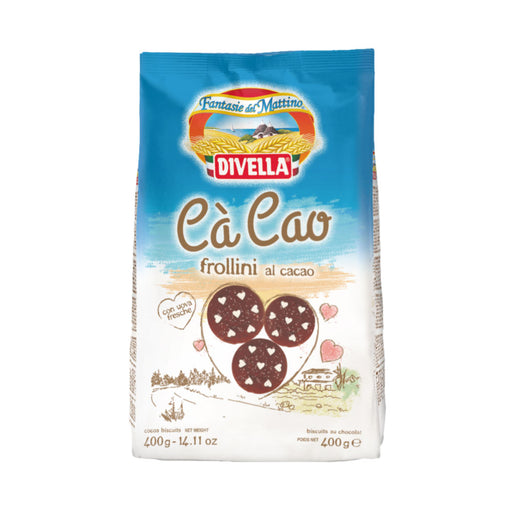 Divella Ca Cao Cocoa Cookies, 14 oz | 400 g