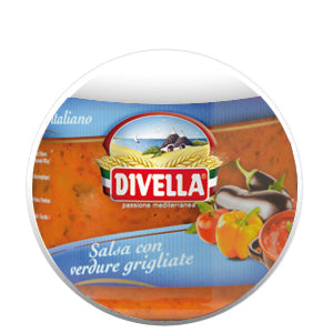 Divella Salsa with Mixed Grilled Vegetables 280g Jar